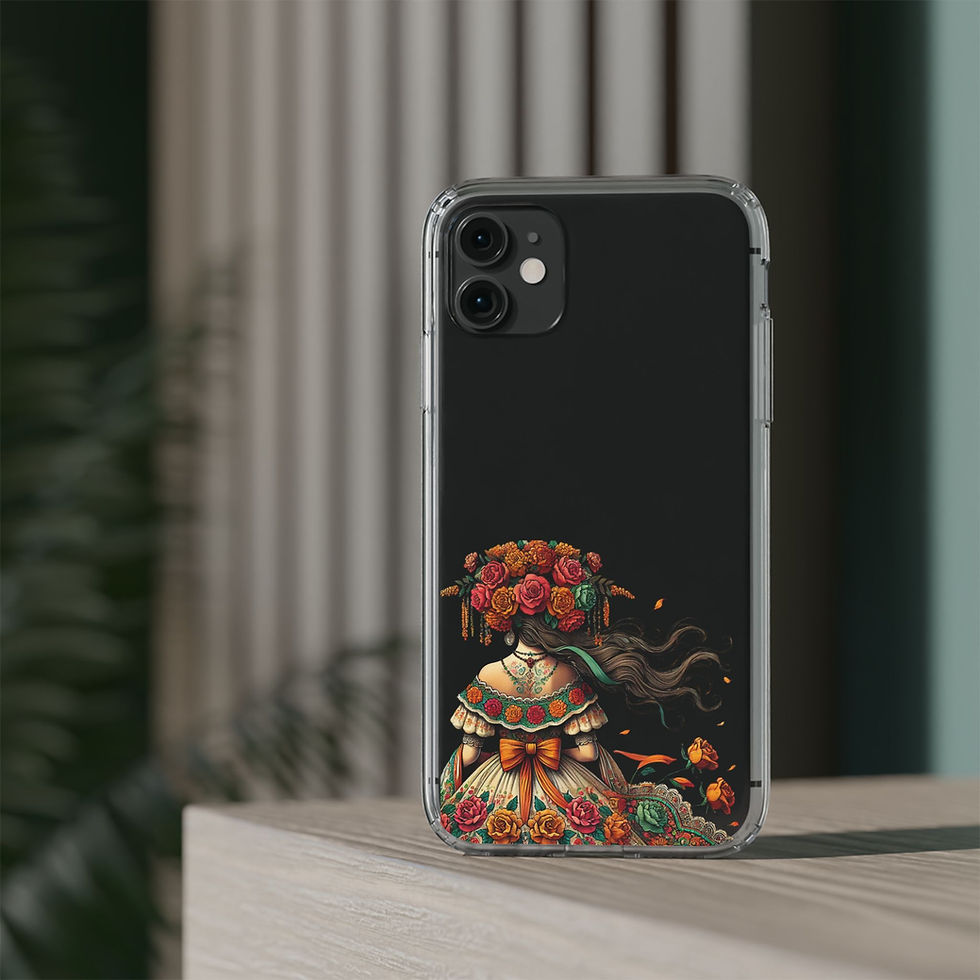 Thumbnail: IPhone/Samsung Clear Case - Mexican Lady