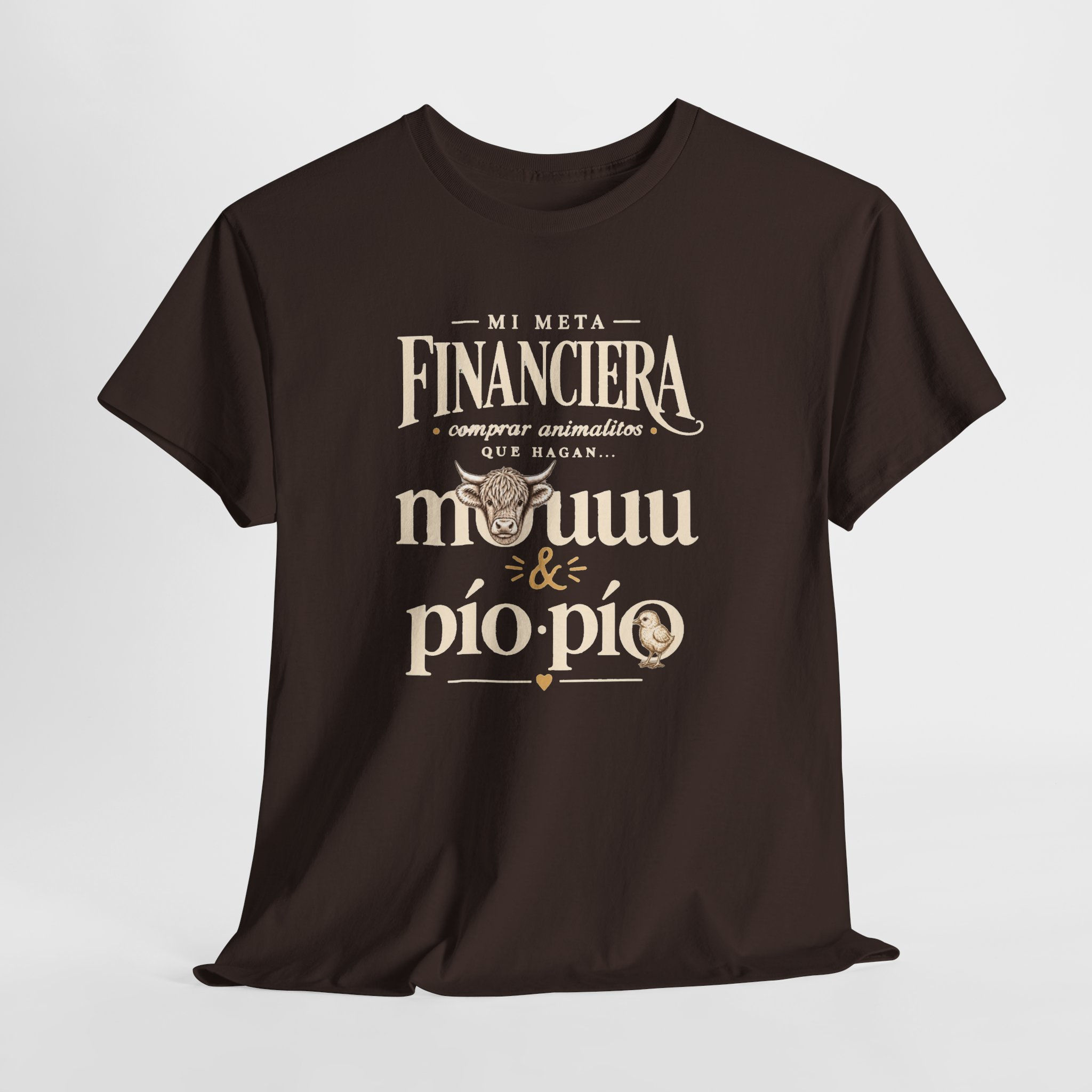 Mi Meta Financiera: Comprar Animalitos T- Shirt