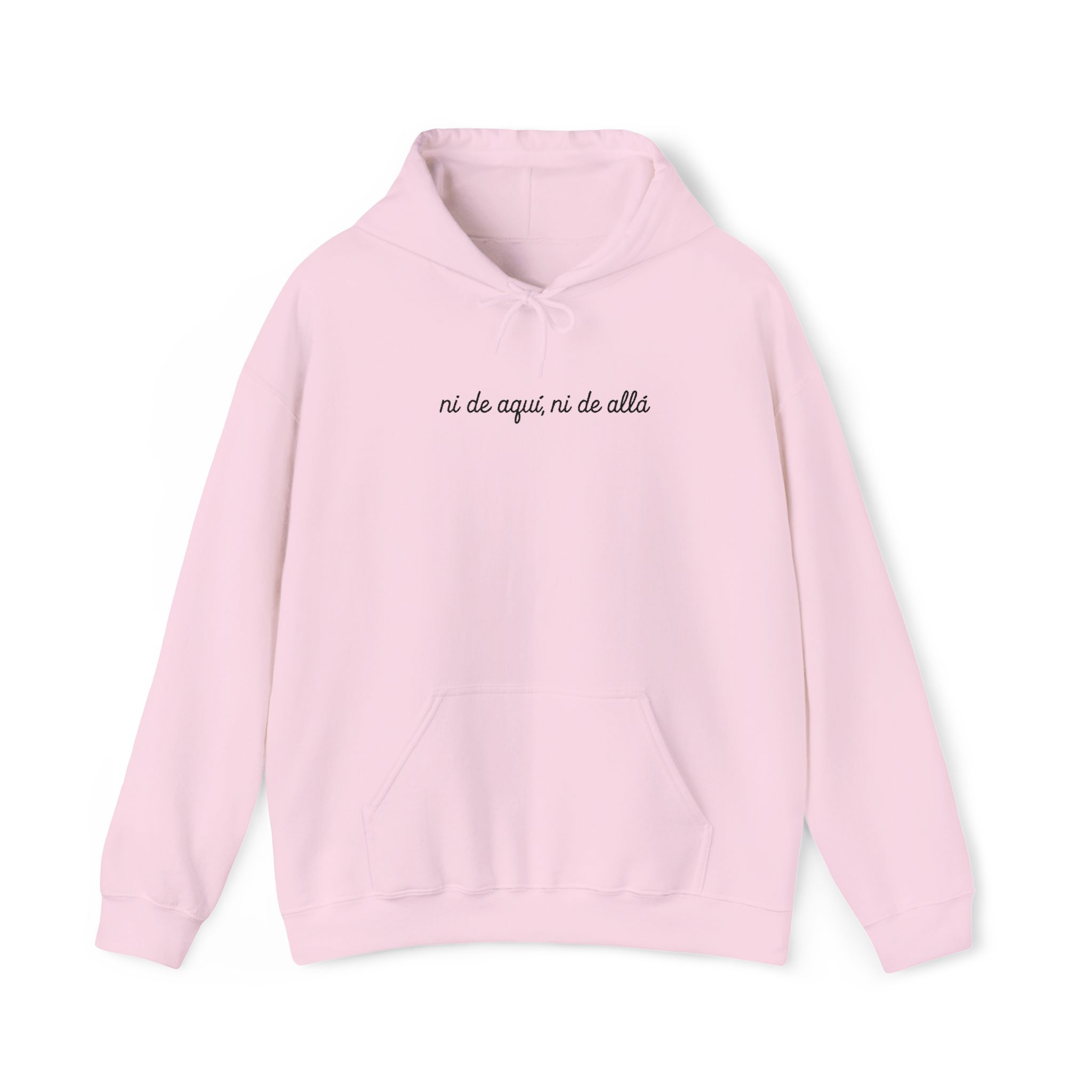 Ni de aquí, ni de allá Embroidered Hoodie