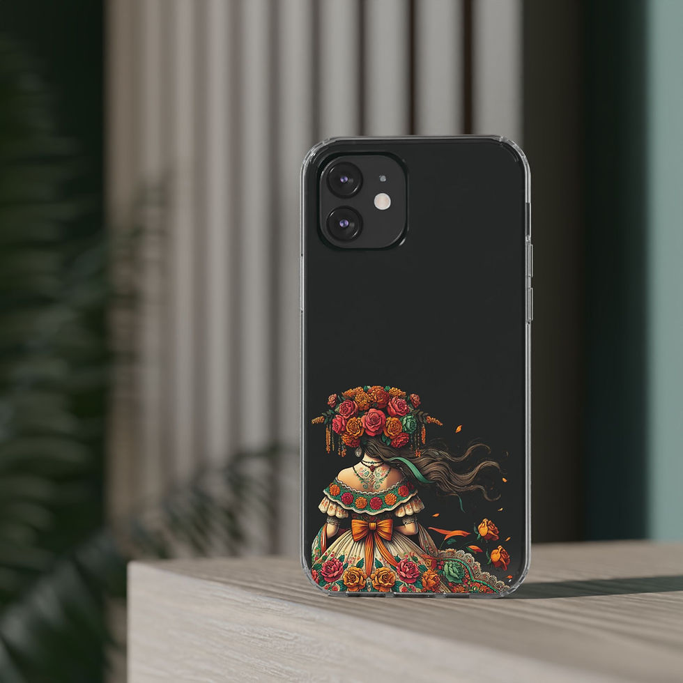 Thumbnail: IPhone/Samsung Clear Case - Mexican Lady