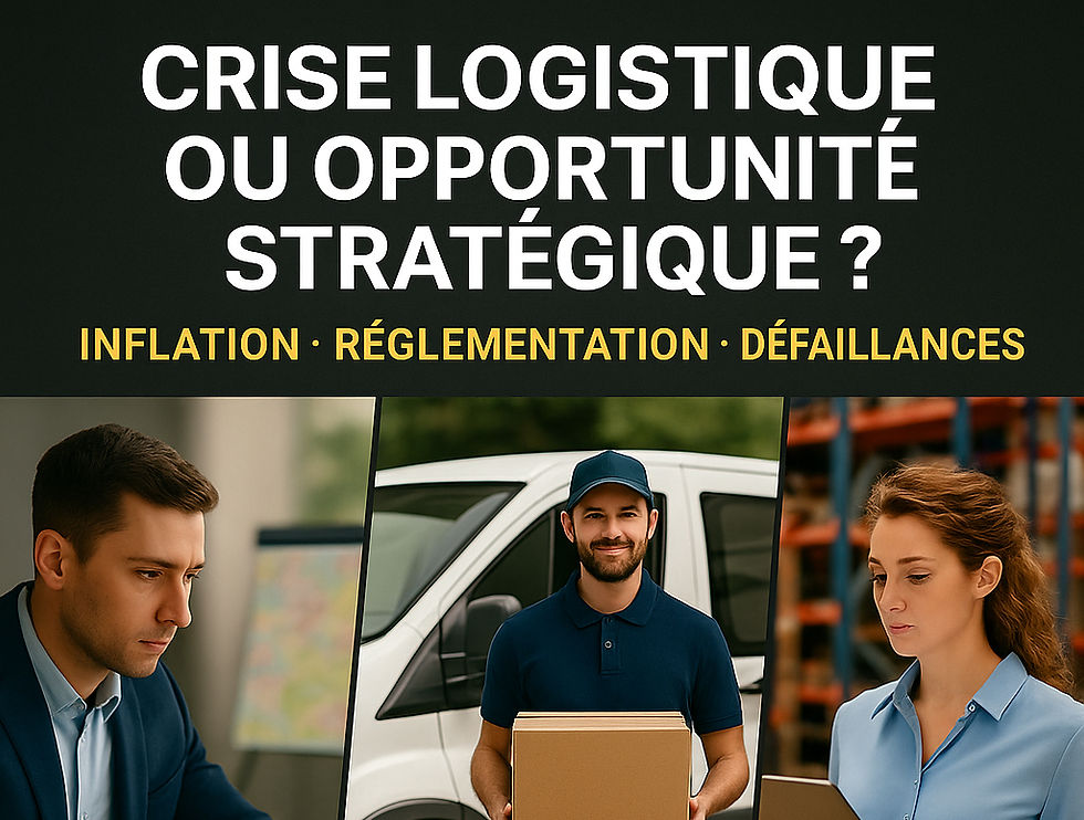 Infographie des enjeux logistiques en 2025 : hausse des coûts, extension des ZFE, directive climat, et solutions apportées par Give&Ship & Trans Lynn.