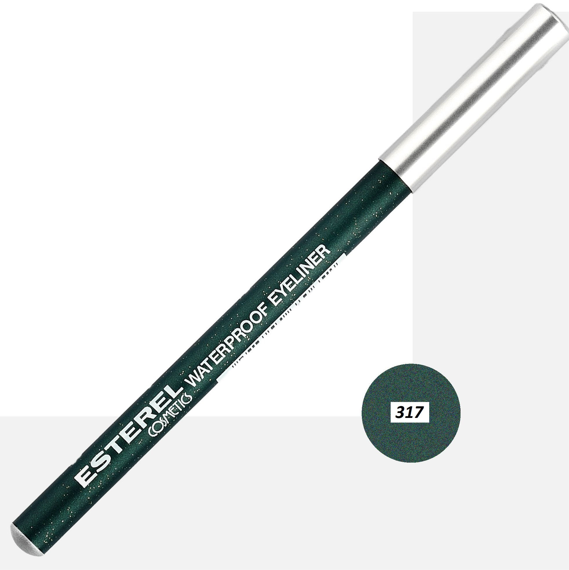 Esterel Göz Makyaj Kalemi No: 317 - Simli Koyu Yeşil