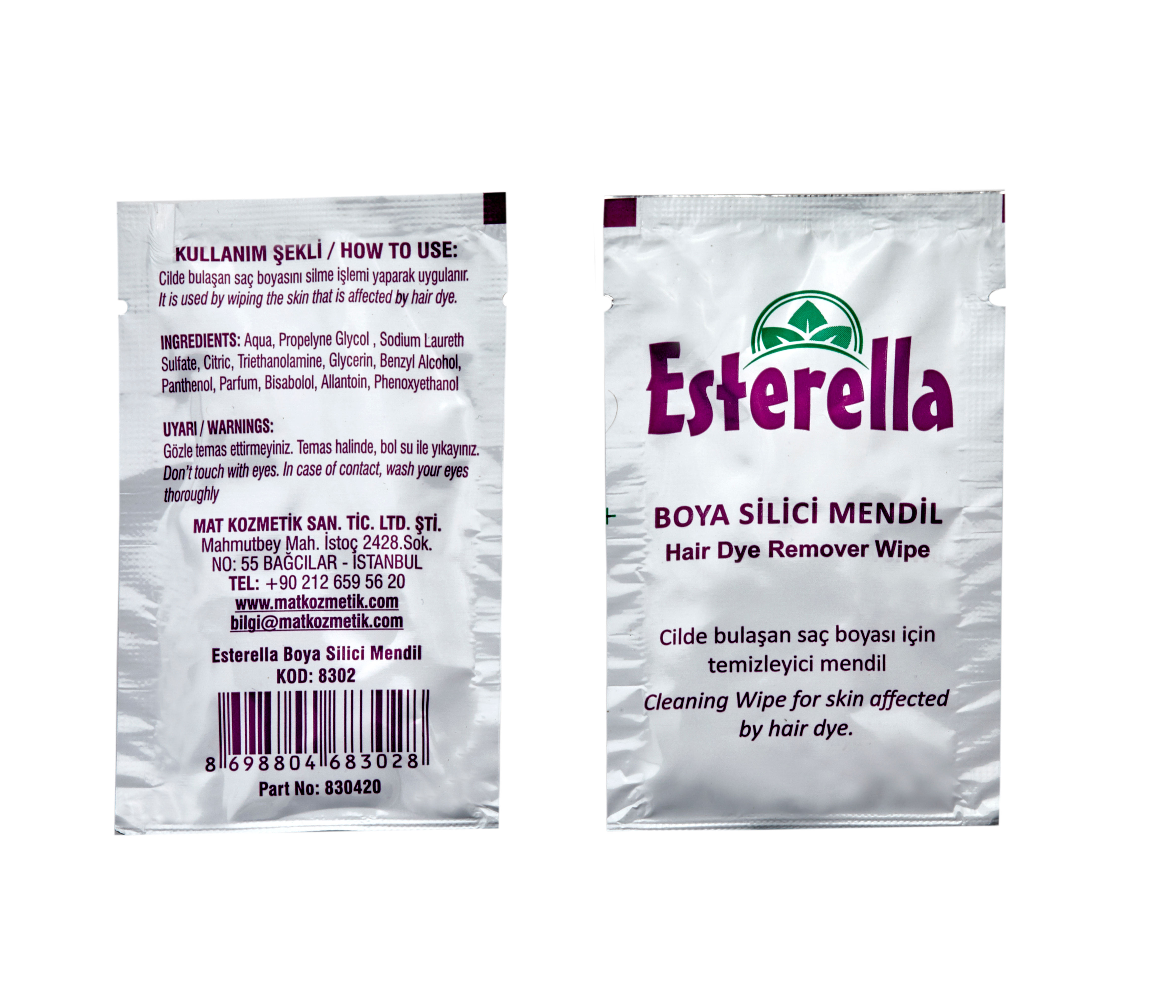 Boya Silici Mendil - 5'li (8302)