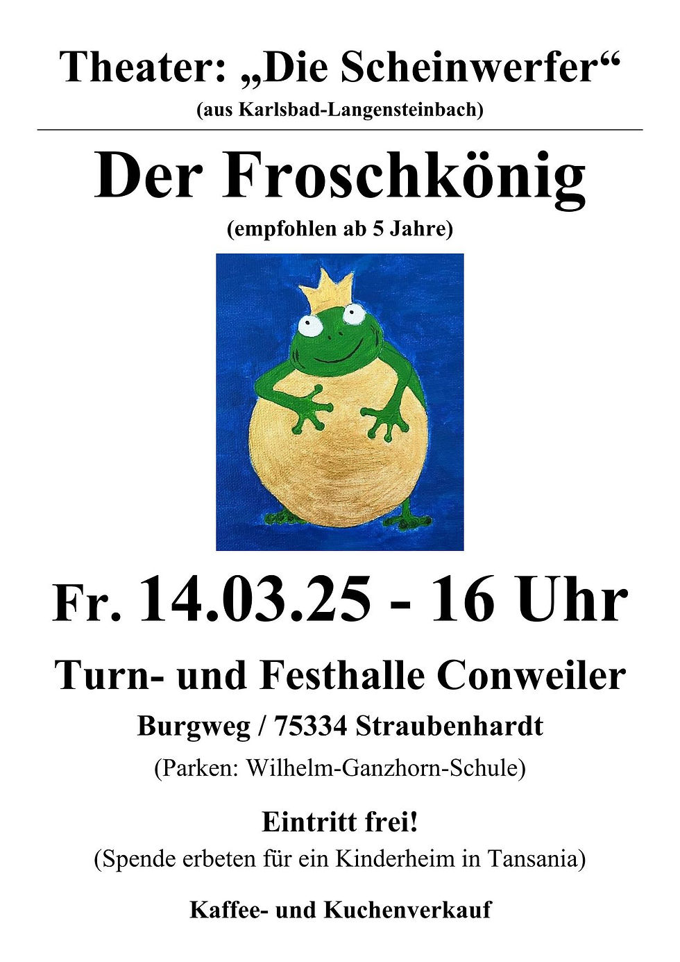 Theaterstück Froschkönig