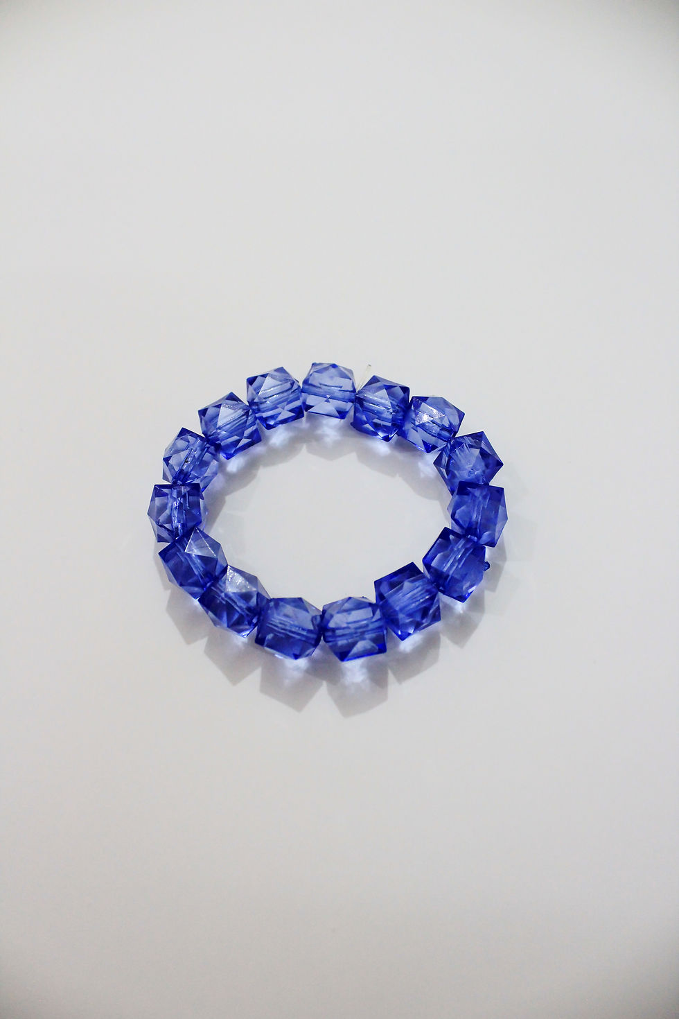 Thumbnail: Transparent Beaded Bracelet