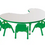 Thumbnail: FRONT ROUND TABLE L180xW90cm (without chair)