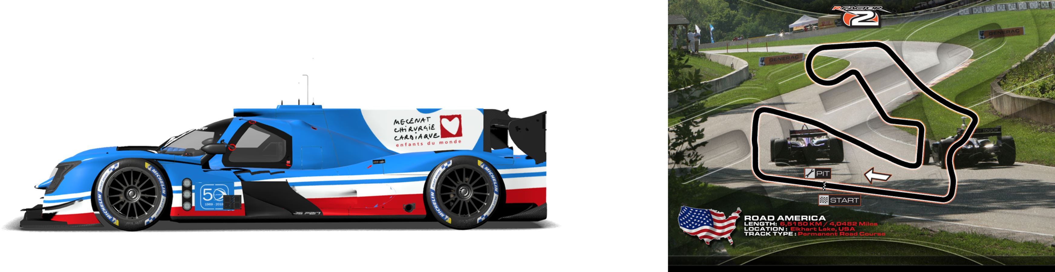 Ligier JSP217 2020 VEC S14 - Road America