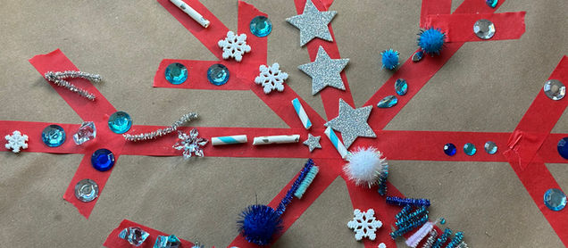 Winter Snowflake Tape Art: A Reusable Loose‑Parts Invitation That Builds Fine‑Motor Skills, Spatial Awareness, and Creativity