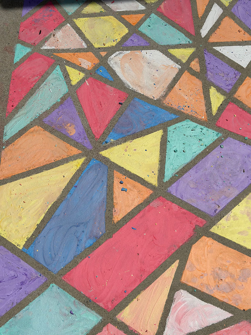 Chalk-It-Up: How to Create a DIY Sidewalk Chalk Mosaic for Summer Fun