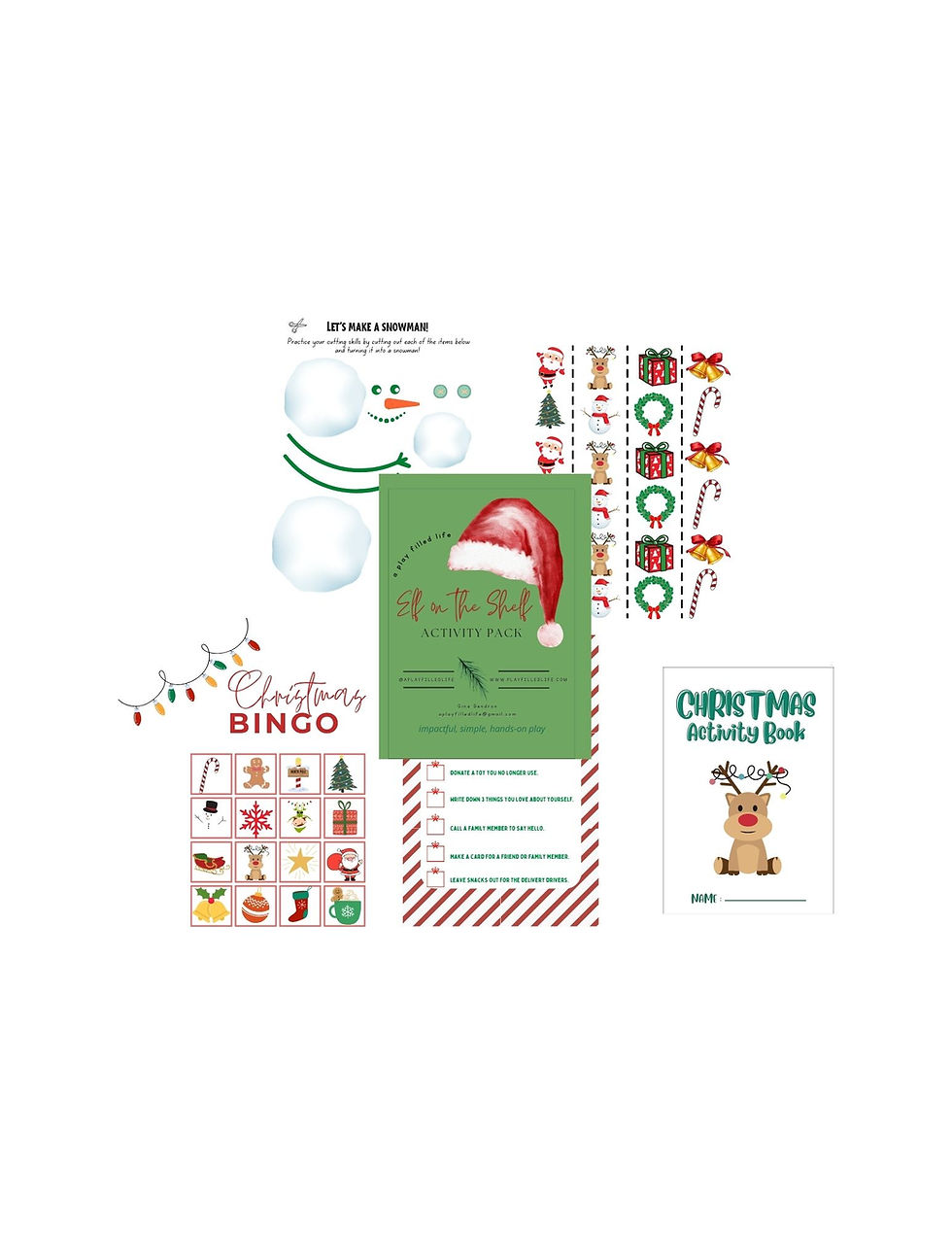 Elf on the Shelf Activity Pack