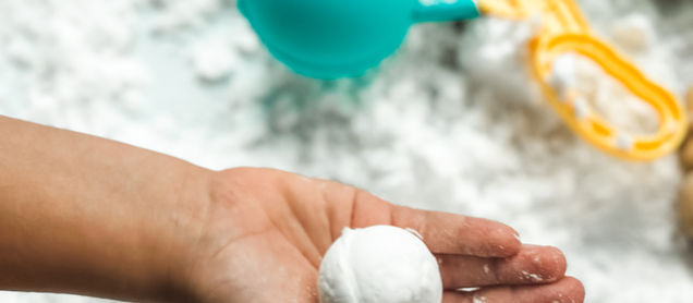 Fizzy SNOW Sensory Bin: Science Activity for Kids