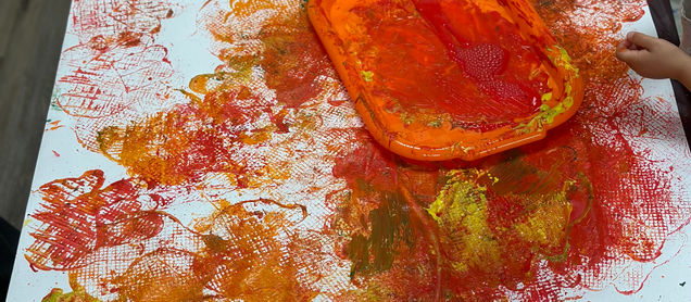 Fly-Swatter Process Art