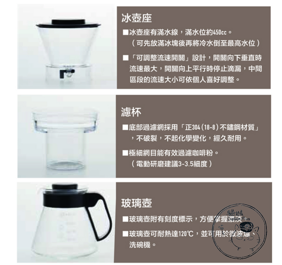 縮圖：【Lente】台灣製冰滴咖啡壺