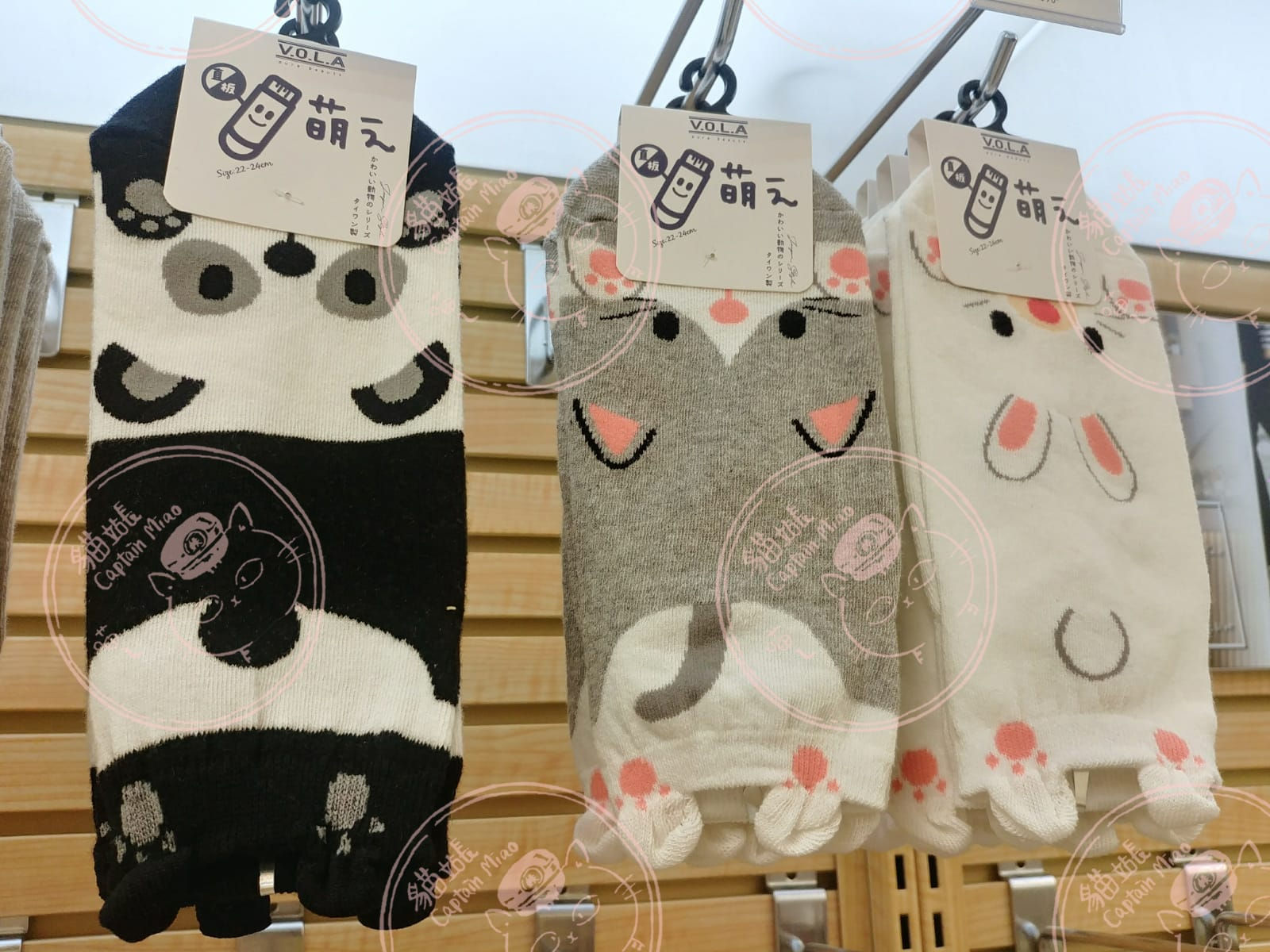 台灣製綿襪 (萌系慵懶動物)