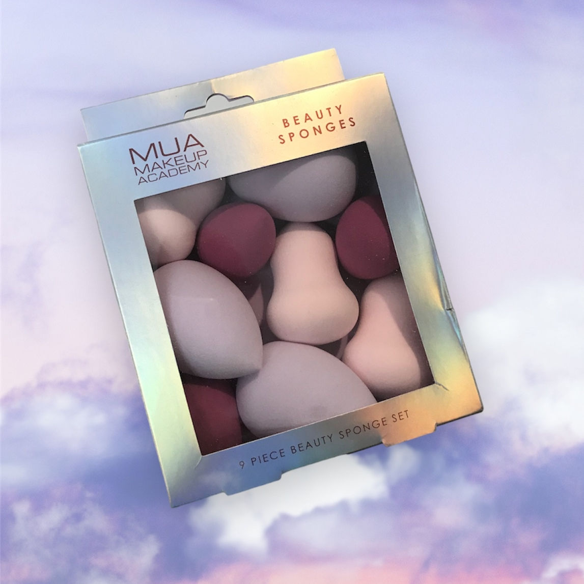 Набір з 9 спонжів для макіяжу Makeup Academy Beauty Sponges