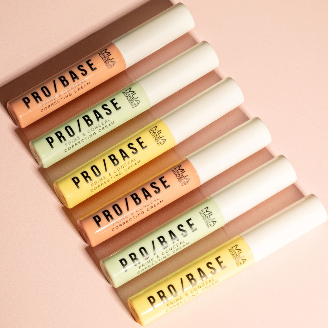 Кольорові коректори PRO/BASE Prime and Conceal від MUA Makeup Academy