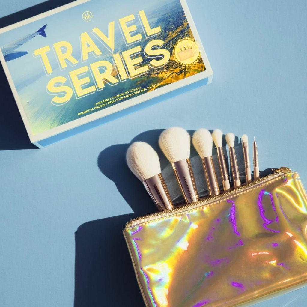 Набір з 7 пензлів для макіяжу Travel Series від BH Cosmetics