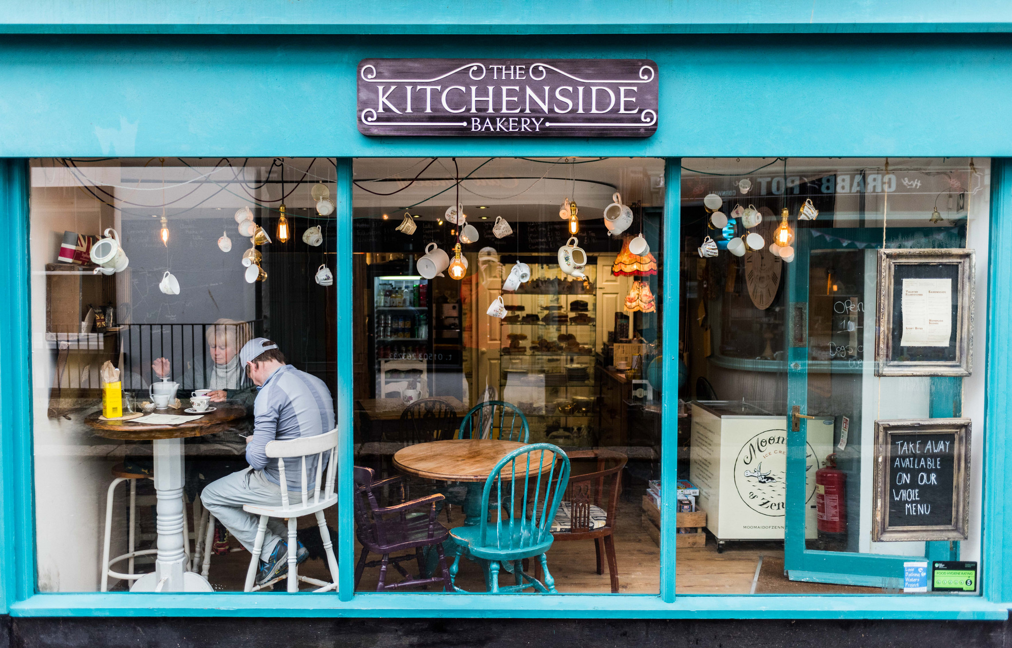 Cream Tea Kitchenside Bakery East Looe Cornwall