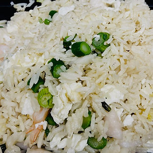 238. Seafood Egg White Fried Rice 蛋 白 海 鲜 炒 饭