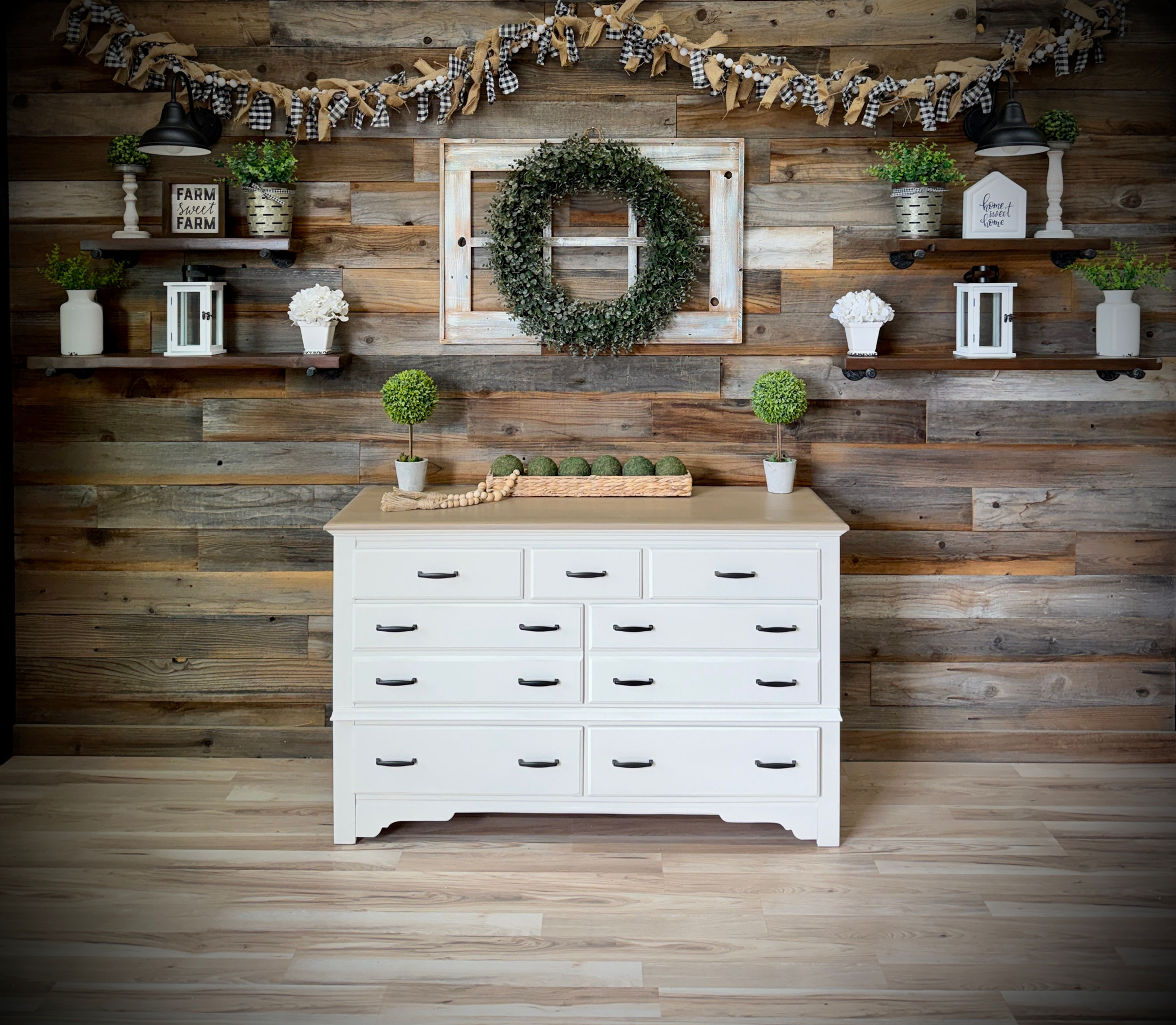 Solid Maple 7 Drawer Dresser