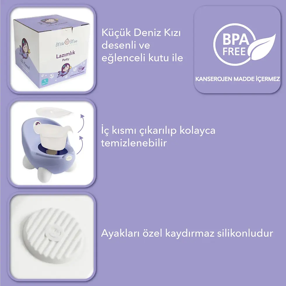 Thumbnail: Milk&Moo Bebek Lazımlık Küçük Deniz Kızı