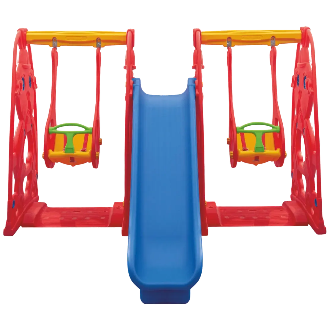 King Kids Sevimli Teddy Kaydıraklı Salıncak Set B