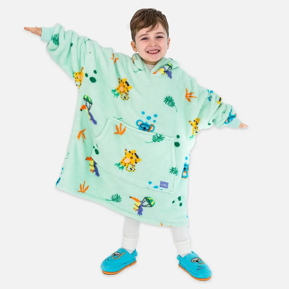 Milk&Moo Giyilebilir Çocuk Battaniye Jungle Friends