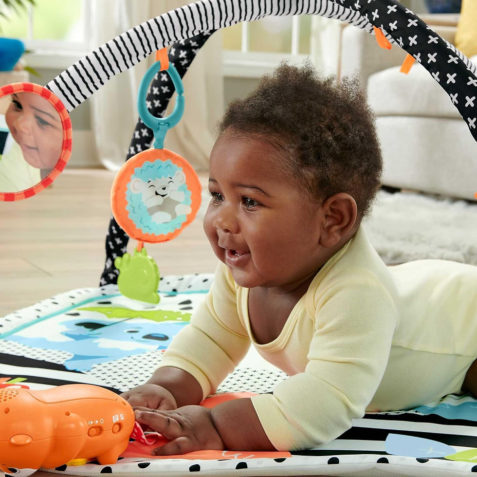 Küçük resim: Fisher Price Neşeli Hayvanlar 3'ü 1 Arada Jimnastik Merkezi Oyun Halısı