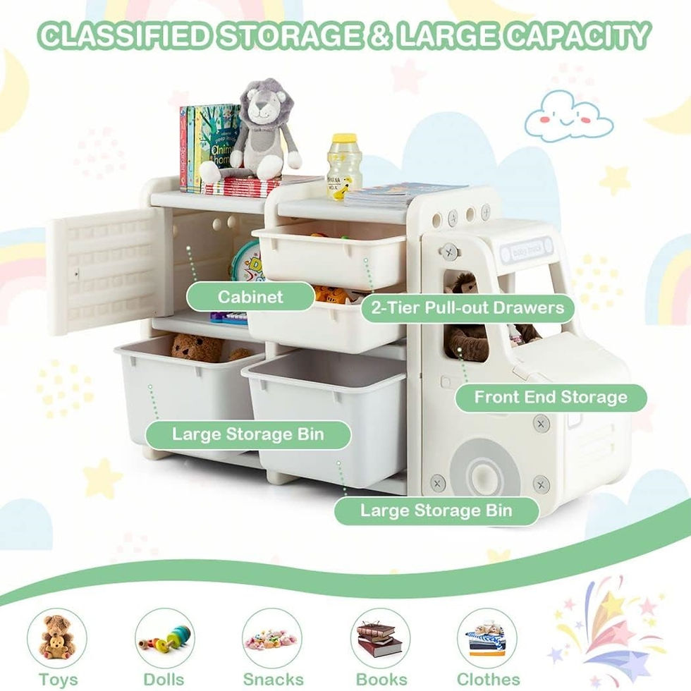 Thumbnail: Oyuncak Depolama Dolabı Plastik (Küçük Boy)