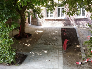 Aménagement extérieur - pavage