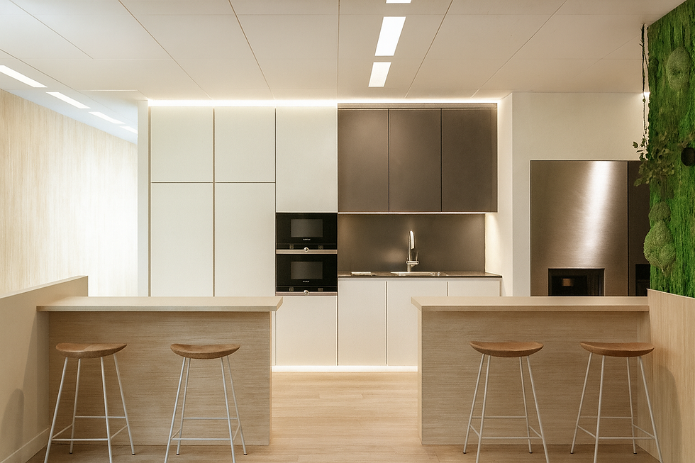 espace bureau, cafeteria, accueil, espaces professionnels Luxembourg