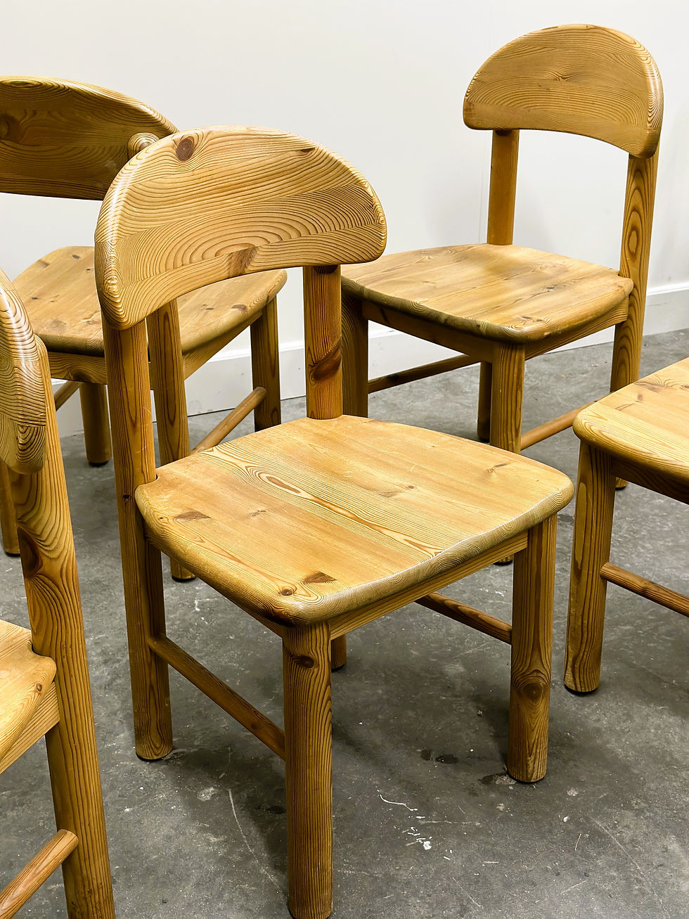 Thumbnail: Set of 6 Rainer Daumiller Dining Chairs in Pine, Denmark, 1970s