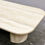 Thumbnail: Vintage Rectangular Travertine Coffee Table with rounded Corners, 1970s