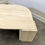 Thumbnail: Vintage Eye Shaped Travertin Coffee Table for Roche Bobois, 1980s.