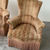 Thumbnail: Pair of Sculptural Hollywood Regency Lounge Chairs with Original Fringed Upholst