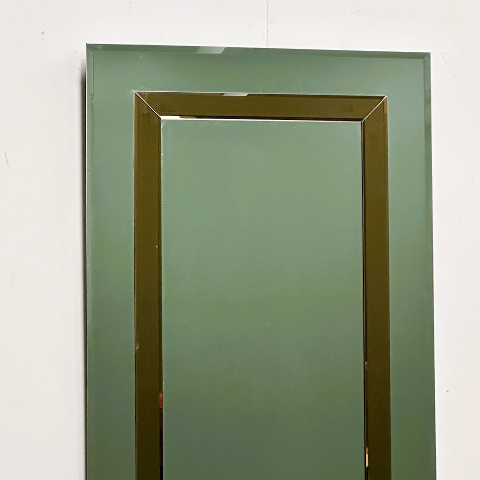Thumbnail: Large German Beveled Mirror with Bronze-Tinted Border by Schöninger, 1980s