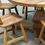 Thumbnail: Rare Majestic Depuydt Brutalist Oak Dining Set – Belgium, 1970s