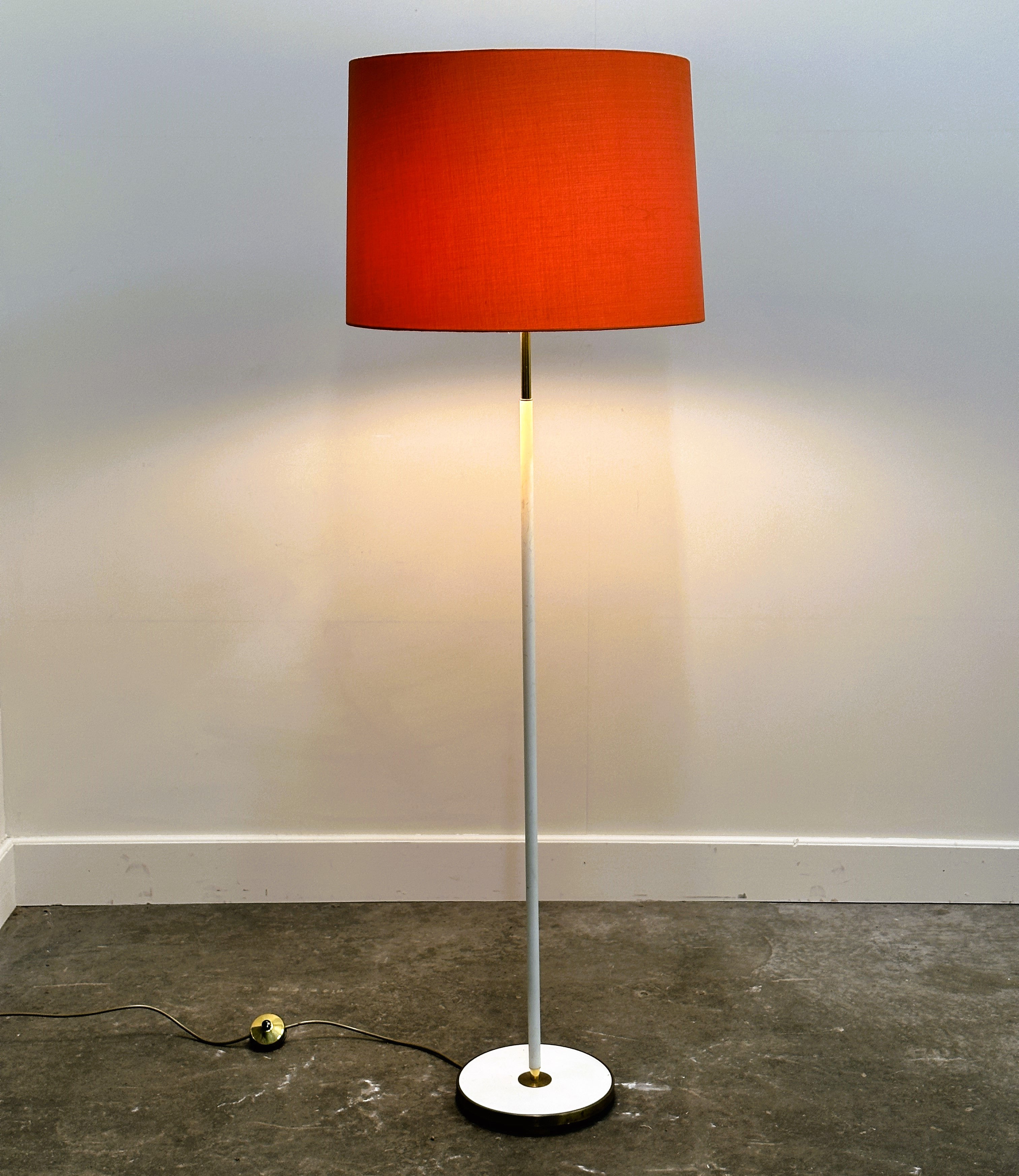 Vintage Kaiser Leuchten Elegant Floorlamp, Germany 1980s.