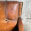 Thumbnail: Pair of Distressed Leather Art Deco Club Chairs, France 1930s.