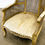 Thumbnail: Antique French Louis XV Style Double Caned Balloon Porter Chair circa 1930s.