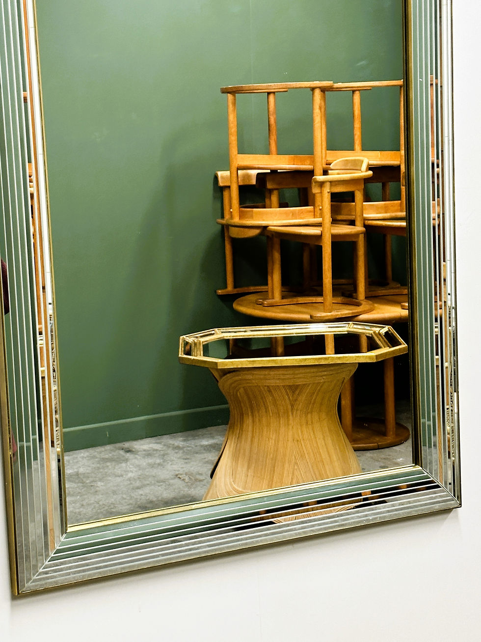 Thumbnail: Vintage Disco mirror by the Belgian producer Deknudt from the 1980s.