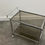 Thumbnail: Vintage Chrome Drink Trolley - Bar Cart with smoked glass, 1980s