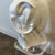 Thumbnail: Vintage White Ceramic Elephant Umbrella Stand - Planter, France 1970s.