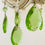 Thumbnail: French Marie Theresa Chandelier with Green crystal pendants.