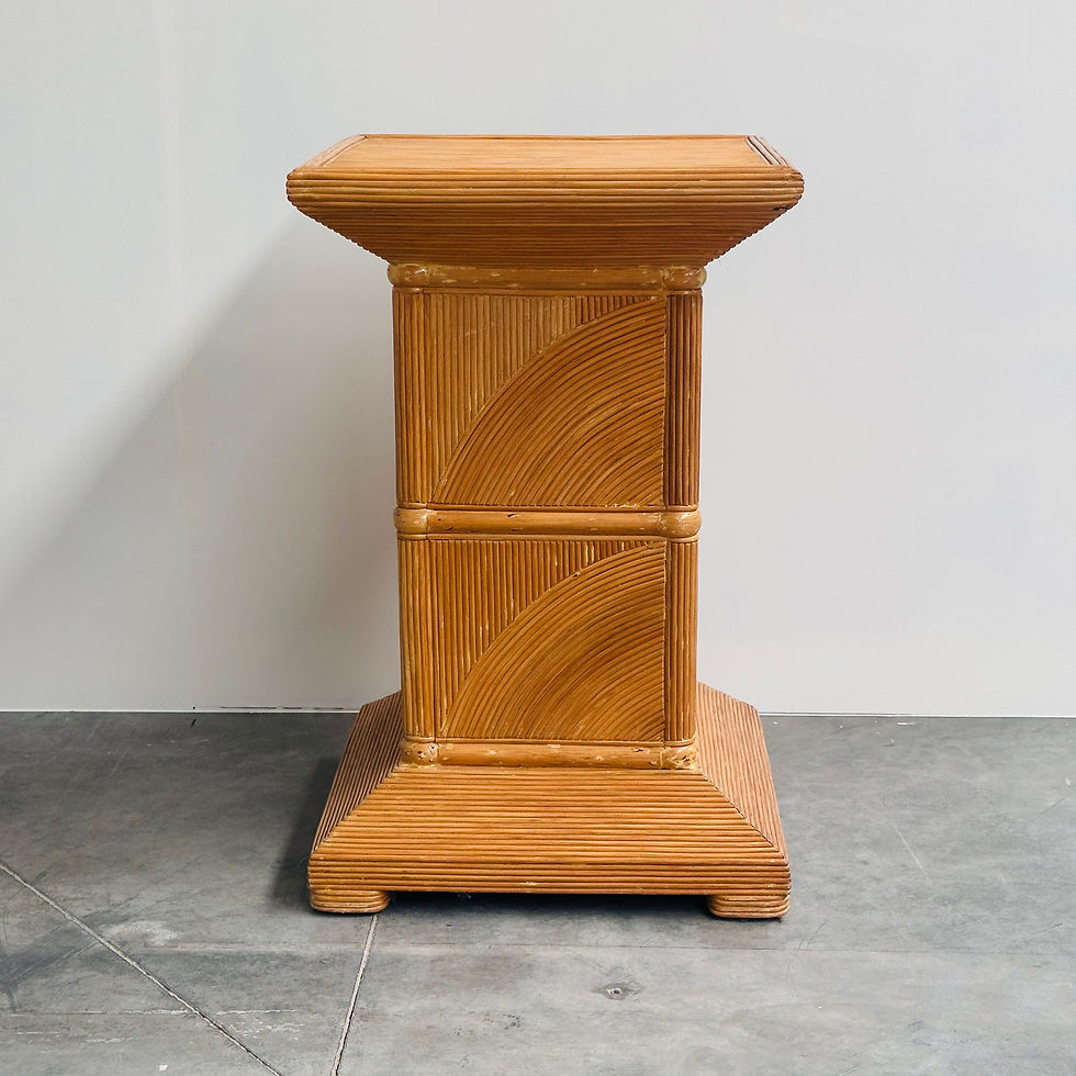 Thumbnail: French Split Bamboo Pedestal / Plinth, 1970s