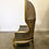Thumbnail: Antique French Louis XV Style Double Caned Balloon Porter Chair circa 1930s.