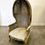Thumbnail: Antique French Louis XV Style Double Caned Balloon Porter Chair circa 1930s.