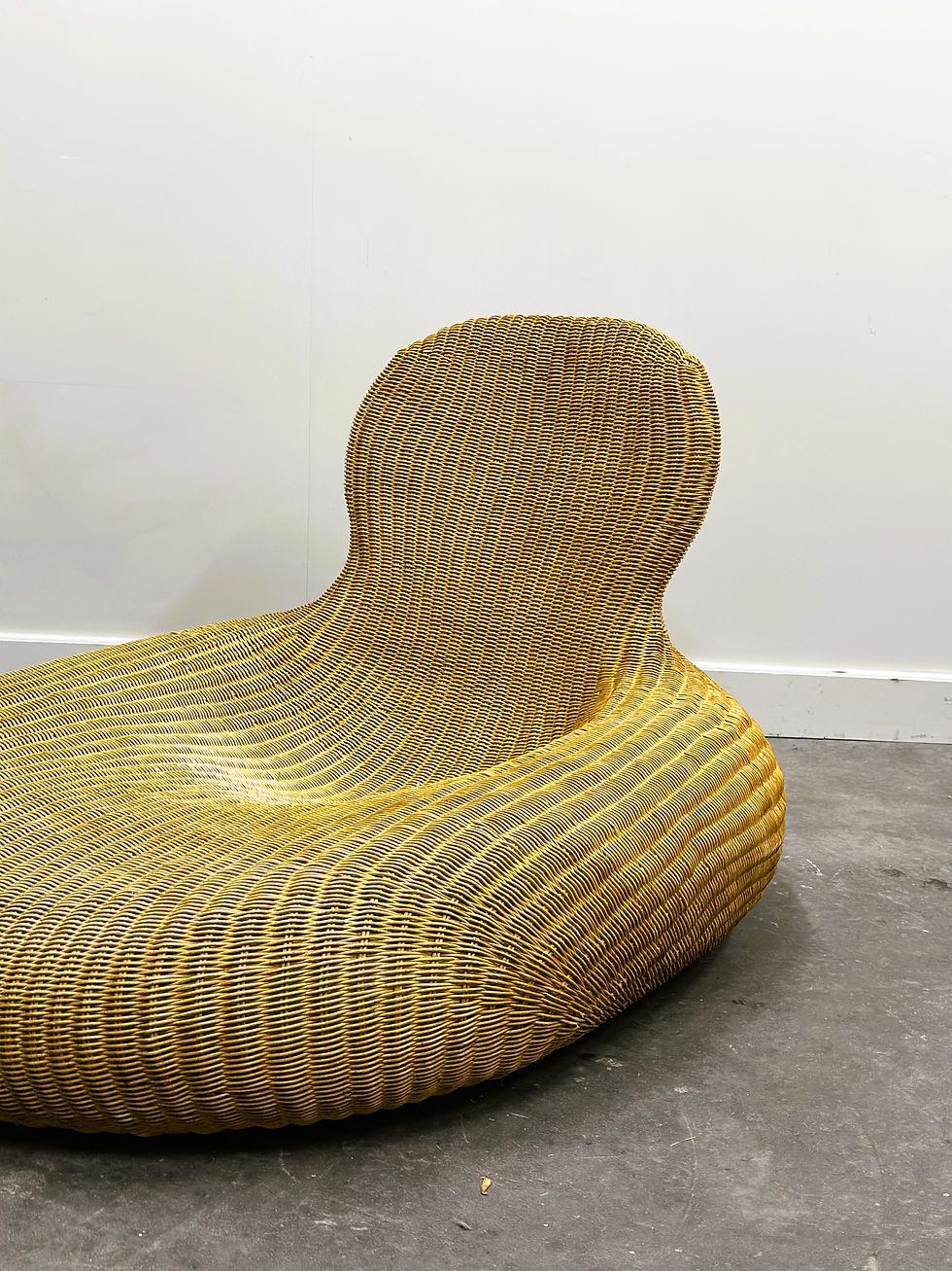 Thumbnail: Vintage Storvik Rattan Cane Wicker Lounge Chair by Carl Öjerstam for Ikea