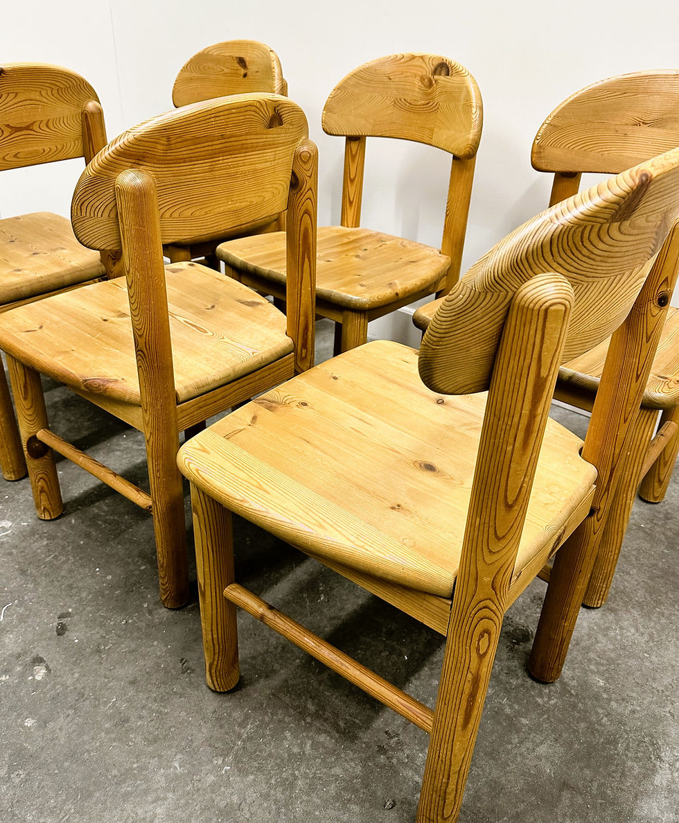 Thumbnail: Set of 6 Rainer Daumiller Dining Chairs in Pine, Denmark, 1970s
