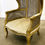 Thumbnail: Antique French Louis XV Style Double Caned Balloon Porter Chair circa 1930s.